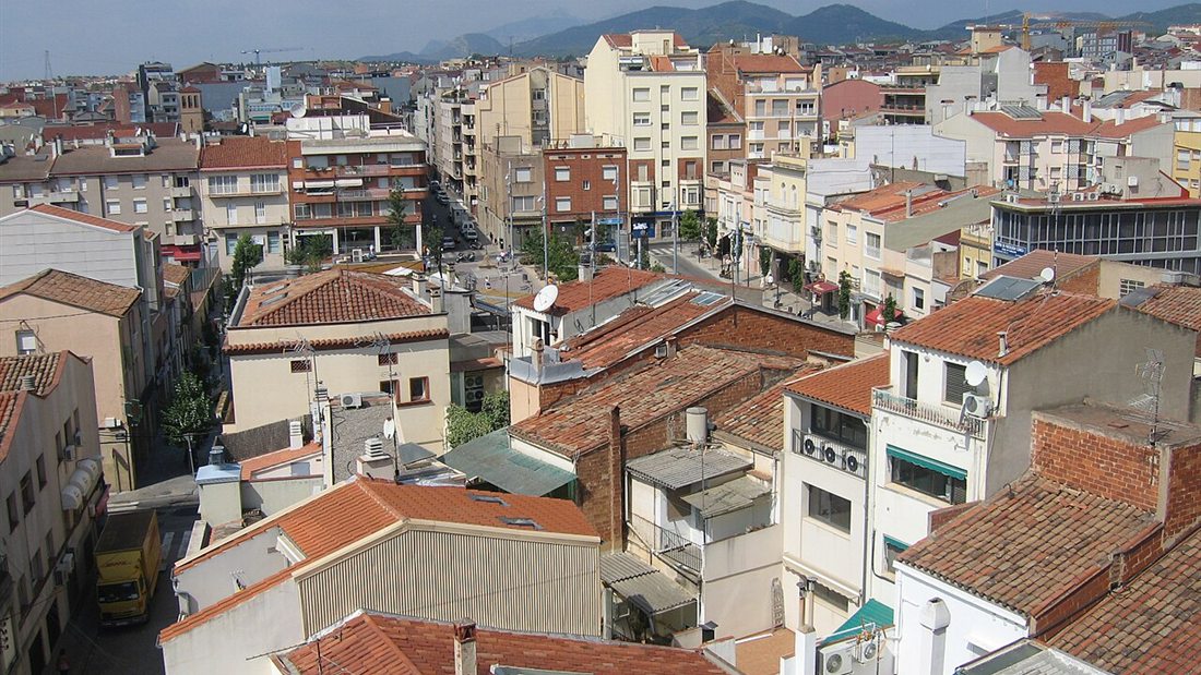 Panorámica de Terrassa en Barcelona